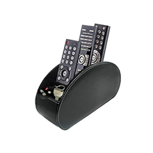 Load image into Gallery viewer, PVC Black Remote Control Home Table Holder Stand Organiser