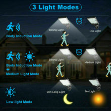 Load image into Gallery viewer, Solar Powered LED Flood Light Motion Sensor Security Wall Yard Street Outdoor Lamp
