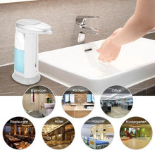 Load image into Gallery viewer, Automatic Touchless Hand Wash Form Soap Liquid Dispenser 330ml
