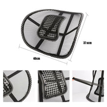 Load image into Gallery viewer, 2x Mesh Lumbar Back Support Cushion Seat Posture Corrector Car Office Chair Home