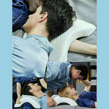 Load image into Gallery viewer, Memory Foam Arch Curved Pillow Rebound Pressure Snore Hand Cervical Neck Protection