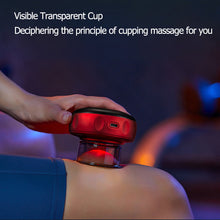Load image into Gallery viewer, 12 Adjustable Level Portable LCD Electric Cupping Therapy Massager USB Rechargeable