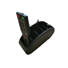 Load image into Gallery viewer, PVC Black Remote Control Home Table Holder Stand Organiser