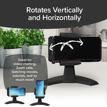 Load image into Gallery viewer, Fully Adjustable Desktop Mobile Phone Mount Holder Stand Hands Free Viewing