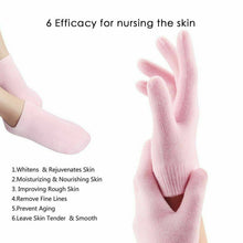 Load image into Gallery viewer, SwissCare Moisturising Gel Socks Gloves Set w/ Vitamin E Jojoba Oil