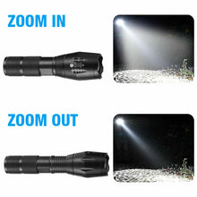 Load image into Gallery viewer, 2X Ultra Bright Tactical 5Mode Zoom Flashlight LED Hunting Focus Torch