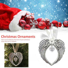 Load image into Gallery viewer, In Memory Angel Wings Pendant Christmas Tree Ornament Hanging Bauble Decors Gift