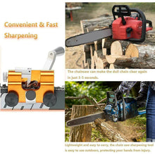 Load image into Gallery viewer, Chainsaw Sharpener Easy & Portable Jigs Sharpening Tool Chain Saws Electric Saws