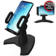 Load image into Gallery viewer, Fully Adjustable Desktop Mobile Phone Mount Holder Stand Hands Free Viewing