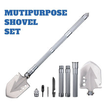 Load image into Gallery viewer, Multifunction Tactical Shovel Outdoor Folding Camping Military Survival Tools