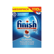 Load image into Gallery viewer, Finish Classic Powerball Dishwashing Dishwasher 110 Tablets Mega Pack