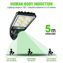 Load image into Gallery viewer, Solar Powered LED Flood Light Motion Sensor Security Wall Yard Street Outdoor Lamp