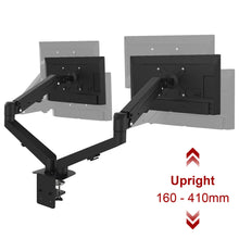 Load image into Gallery viewer, Dual Arm Bracket 10-27" Monitor Stand HD LED TV Screen Holder Desktop Mount