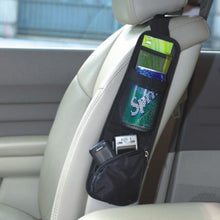 Load image into Gallery viewer, 2x Car Seat Side Back Storage Organiser Pouch Mesh Pocket Hanging Bag Holder