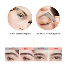 Load image into Gallery viewer, Electric Eyebrow Epilator Trimmer Hair Remover Shaper Shaver Blade Razer LED
