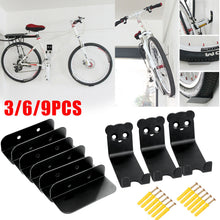 Load image into Gallery viewer, Bike Rack Pedal Hook Wall Mount Hanger Wheel Holder Display Storage Brackets