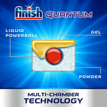 Load image into Gallery viewer, Finish Dishwasher Quantum Max Tablets Lemon Sparkle Powerful Clean Shine 64 Caps