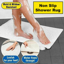 Load image into Gallery viewer, Non Slip Shower Mat Anti Slip Rug Bathroom Bath Mats Carpet Rubber Water Drains