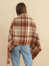 Load image into Gallery viewer, Trendy Soft Knit Check Body Wrap - Cozy Winter Wrap - One Size Fits Most
