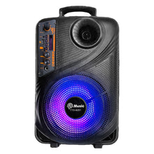 Load image into Gallery viewer, 2000W Portable 8“ Bluetooth Wireless Speaker Party Outdoor Stereo Subwoofer Heavy Bass with Karaoke Mic
