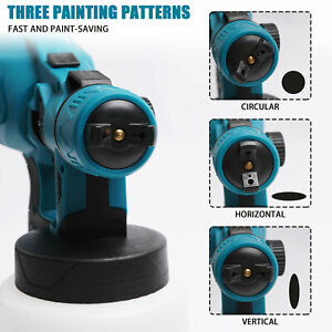 Portable Cordless High Pressure Electric Spray Gun Airless Paint Sprayer with 2 Battery