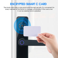 Load image into Gallery viewer, Electronic Digital Smart Door Lock Fingerprint APP Password Key Security Lock
