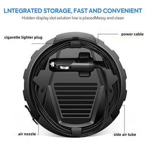 12V Car Tyre Inflation Tire Inflator Pump Automatically Inflator Air Compressors