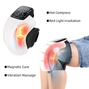 Electric Knee Massager Smart Infrared Heating Therapy Machine Relief Elbow Pain