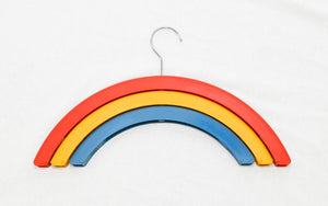 Adjustable 6 Clips Rainbow Clothes Drying Rack Hanger