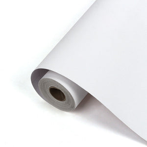 10M Matte White Wallpaper Roll Self Adhesive Contact Paper Furniture Home Decor