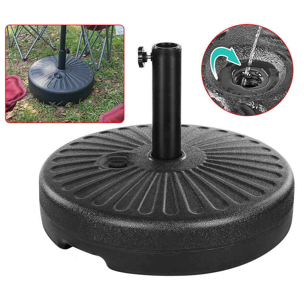 Durable Beach Umbrella Stand Base Parasol Holder Market Patio Standing Outdoor Garden