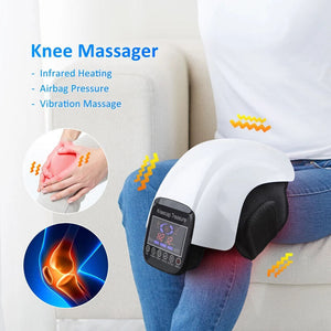 Electric Knee Massager Smart Infrared Heating Therapy Machine Relief Elbow Pain