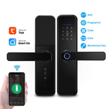 Load image into Gallery viewer, Electronic Digital Smart Door Lock Fingerprint APP Password Key Security Lock
