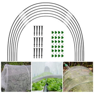 20/30x Greenhouse Plant Hoop Grow Garden Tunnel Support Hoops for Garden Stakes