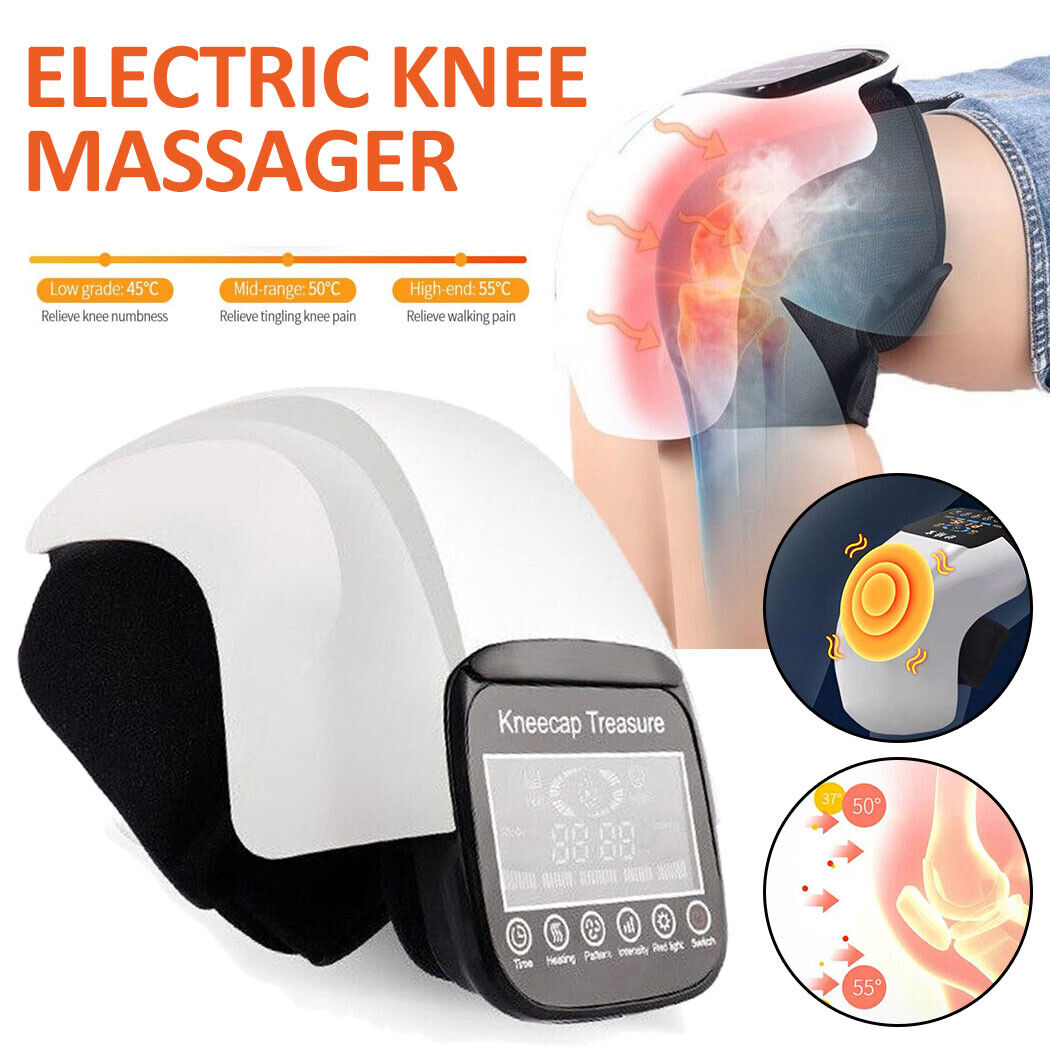 Electric Knee Massager Smart Infrared Heating Therapy Machine Relief Elbow Pain