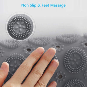 Non-Slip Bath Mat Anti Mould Shower Mats PVC Bathroom Bathtub Suction Mat Floor