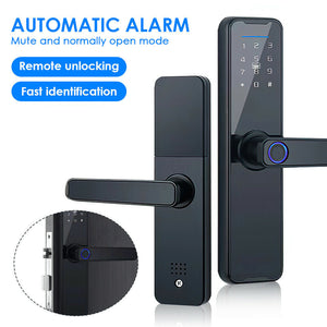 Electronic Digital Smart Door Lock Fingerprint APP Password Key Security Lock