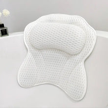 Load image into Gallery viewer, Ergonomic Bathtub Pillow Spa Cushion For Head Neck Back Support Slip 4D Air Mesh Soft Tub For Headrest
