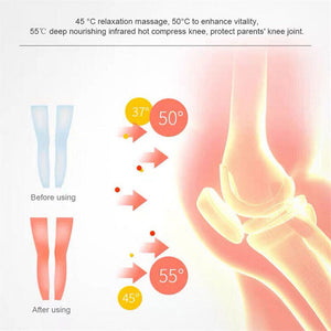 Electric Knee Massager Smart Infrared Heating Therapy Machine Relief Elbow Pain