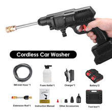 Load image into Gallery viewer, Cordless Electric High Pressure Water Spray Gun Car Washer Cleaner With 2 Battery
