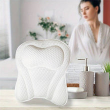 Load image into Gallery viewer, Ergonomic Bathtub Pillow Spa Cushion For Head Neck Back Support Slip 4D Air Mesh Soft Tub For Headrest
