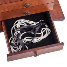 Load image into Gallery viewer, Extra Large Wooden Jewellery Box Necklace Ring Storage Cabinet Display Organiser
