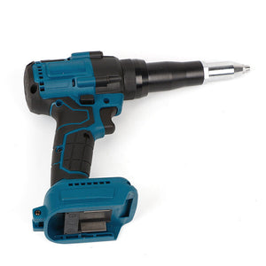 Cordless Electric Rivet Gun Brushless Automatic Blind Tool Skin with 4 Rivets for Makita 18V Li-ion Battery