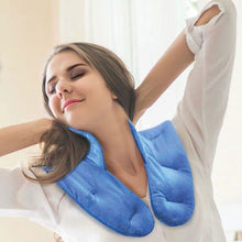 Load image into Gallery viewer, Hot &amp; Cold Weighted Neck Shoulder Wrap Pain Relief Deep Moist Heat Safe Double Use
