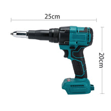 Load image into Gallery viewer, Cordless Electric Rivet Gun Brushless Automatic Blind Tool Skin with 4 Rivets for Makita 18V Li-ion Battery
