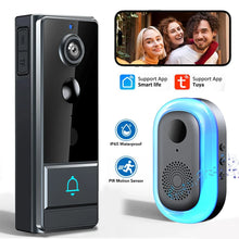 Load image into Gallery viewer, Smart WiFi Doorbell Video Door Bell Audio Intercom Night Vision Doorbell Camera
