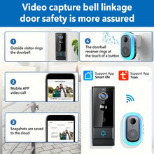 Load image into Gallery viewer, Smart WiFi Doorbell Video Door Bell Audio Intercom Night Vision Doorbell Camera
