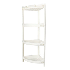 4 Tier Bathroom Shower Rack Kitchen Corner Caddy Shelf Food Beverage Storage