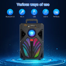 Load image into Gallery viewer, 2000W Bluetooth 5.0 Wireless Speaker Portable Party Outdoor Stereo Subwoofer Heavy Bass Sound System Mic
