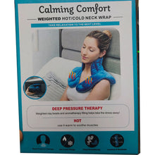 Load image into Gallery viewer, Hot &amp; Cold Weighted Neck Shoulder Wrap Pain Relief Deep Moist Heat Safe Double Use
